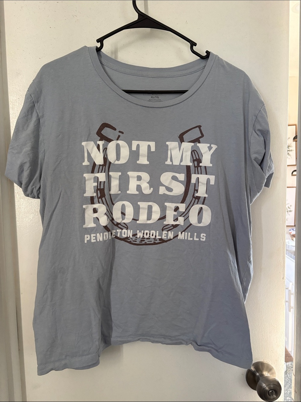 Pendleton Light Blue "Not My First Rodeo" Graphic Tee